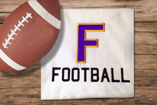 F for Football Applique: Practical Design Review