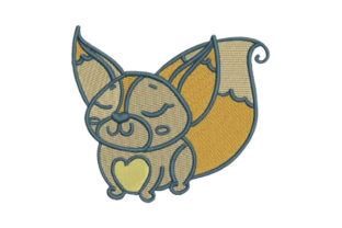 Woodland Animal Childish Fox Embroidery Design Review
